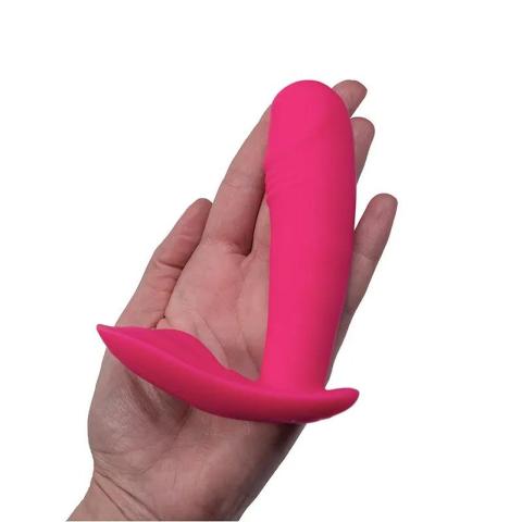 Silikonowy wibrator z thrustingiem i pilotem 12,5 cm | Wodoodporny