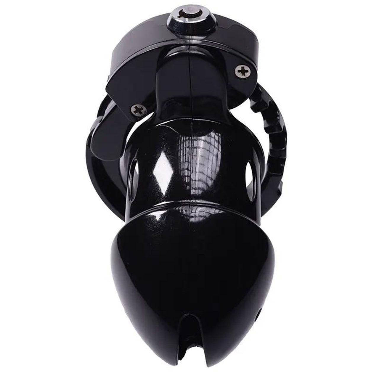 Klatka na penisa ABS z kłódką na klucz i blokadą | Loris.pl