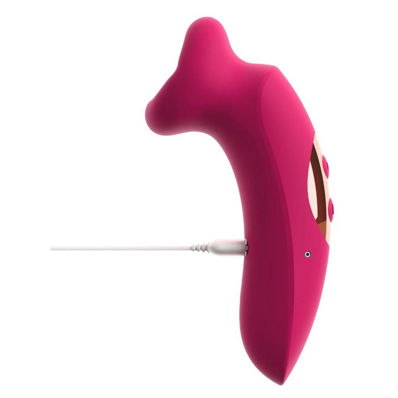 Stymulator ssący z wibrującym językiem USB | 3 ssania, 10 wibracji