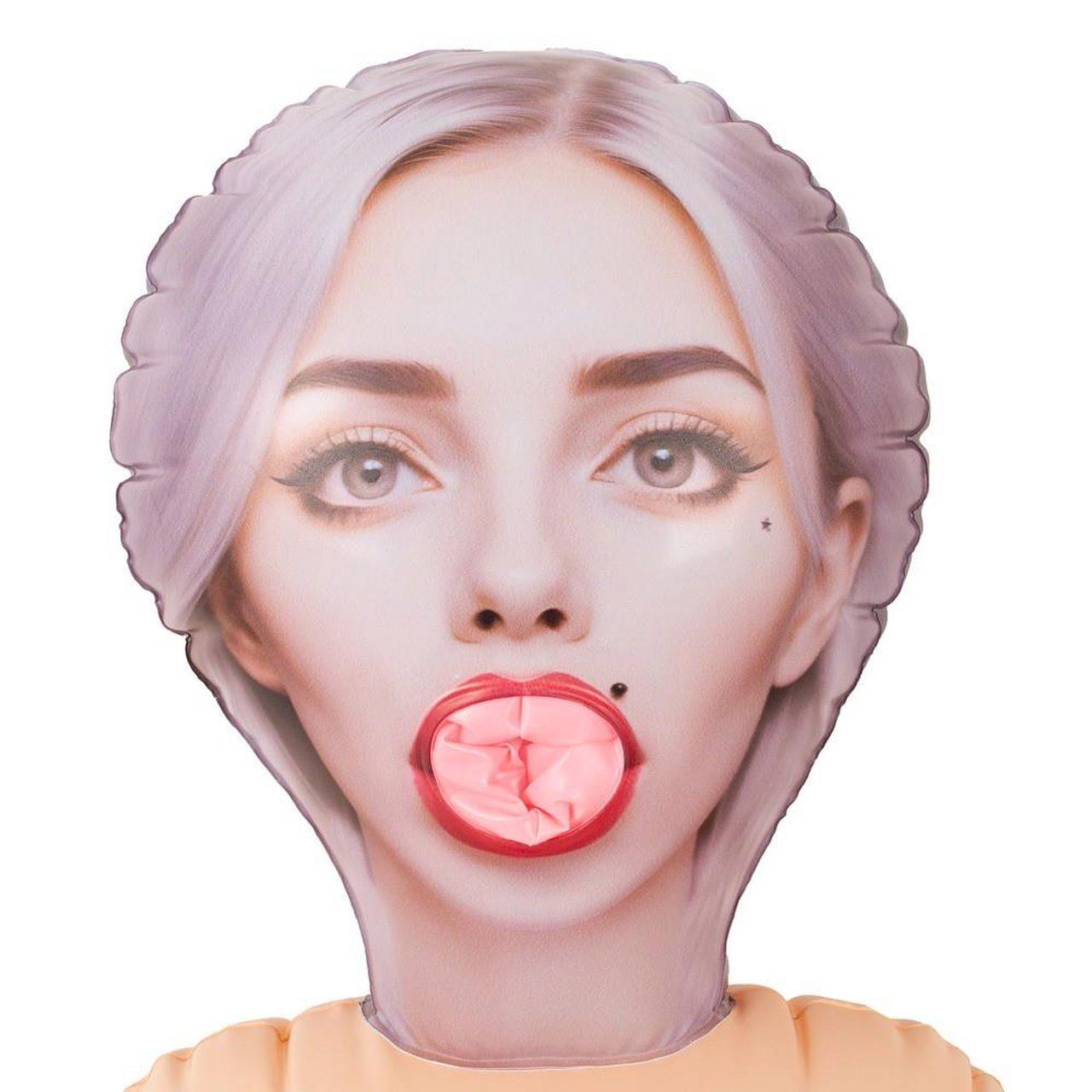 Dmuchana lalka erotyczna z tatuażami 152 cm i 3 otworami | Loris.pl