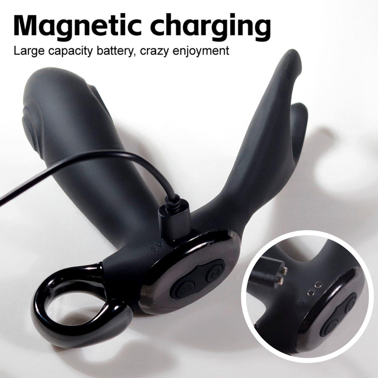 Wibrujący masażer prostaty z tappingiem – 10 trybów i 5 programów | Loris.pl