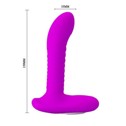 Masażer prostaty USB z obrotem i 12 trybami wibracji