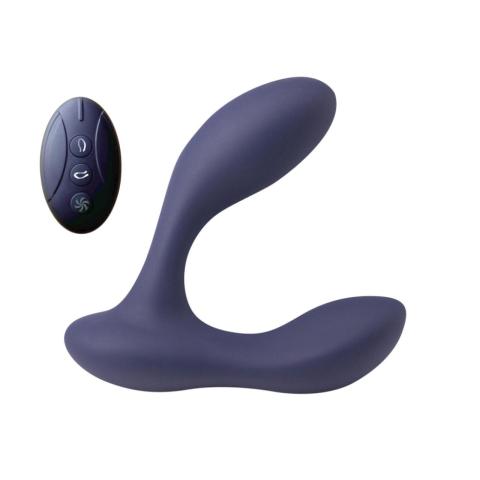 Masażer prostaty z pilotem i 2 silnikami USB | Wodoodporny