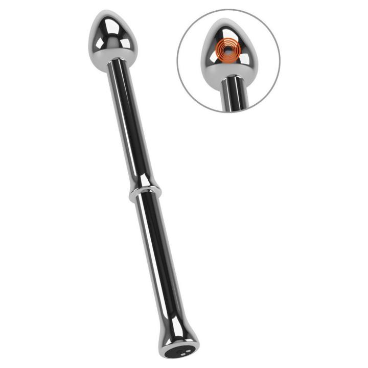 Metalowy masażer prostaty z wibracjami 10 trybów | Loris.pl