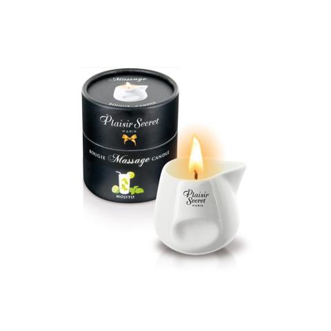Świeca do masażu Mojito 80 ml – ciepły olejek, naturalny wosk