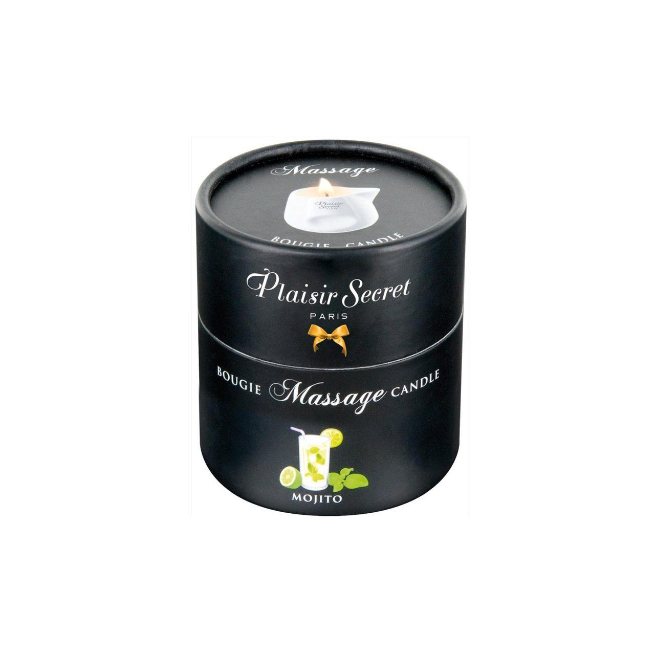 Świeca do masażu Mojito 80 ml – ciepły olejek, naturalny wosk | Loris.pl