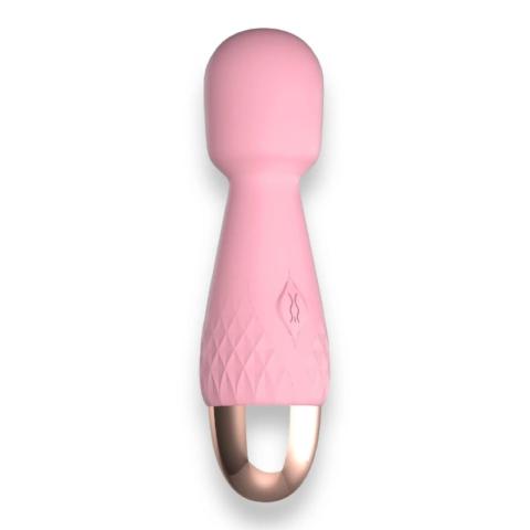 Mini masażer różdżka 11,6 cm silikonowy | 10 trybów, wodoodporny, USB