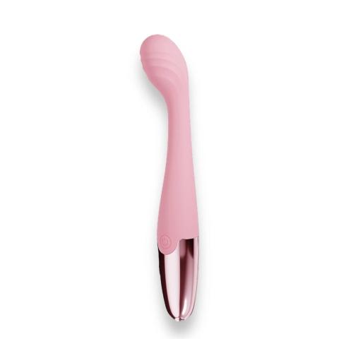 Różowy wibrator do punktu g 18 cm silikonowy | 10 trybów, wodoodporny, usb