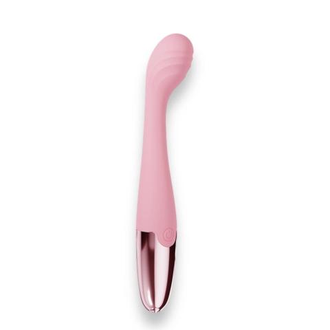 Różowy wibrator do punktu g 18 cm silikonowy | 10 trybów, wodoodporny, usb