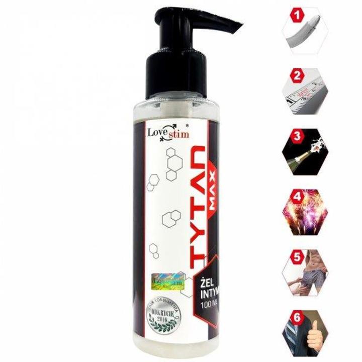 Żel na erekcję dla mężczyzn 100 ml z żeń-szeniem i guaraną