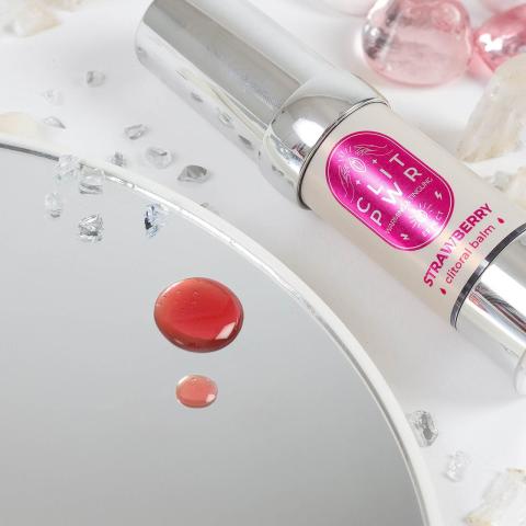 Truskawkowy balsam do łechtaczki 15 ml z efektem ciepła