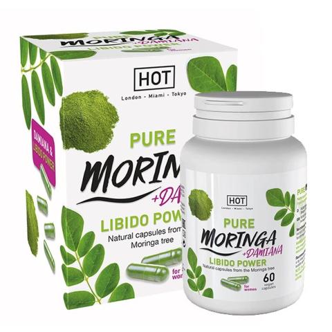 Kapsułki na libido dla kobiet moringa i damiana 60 tabletek