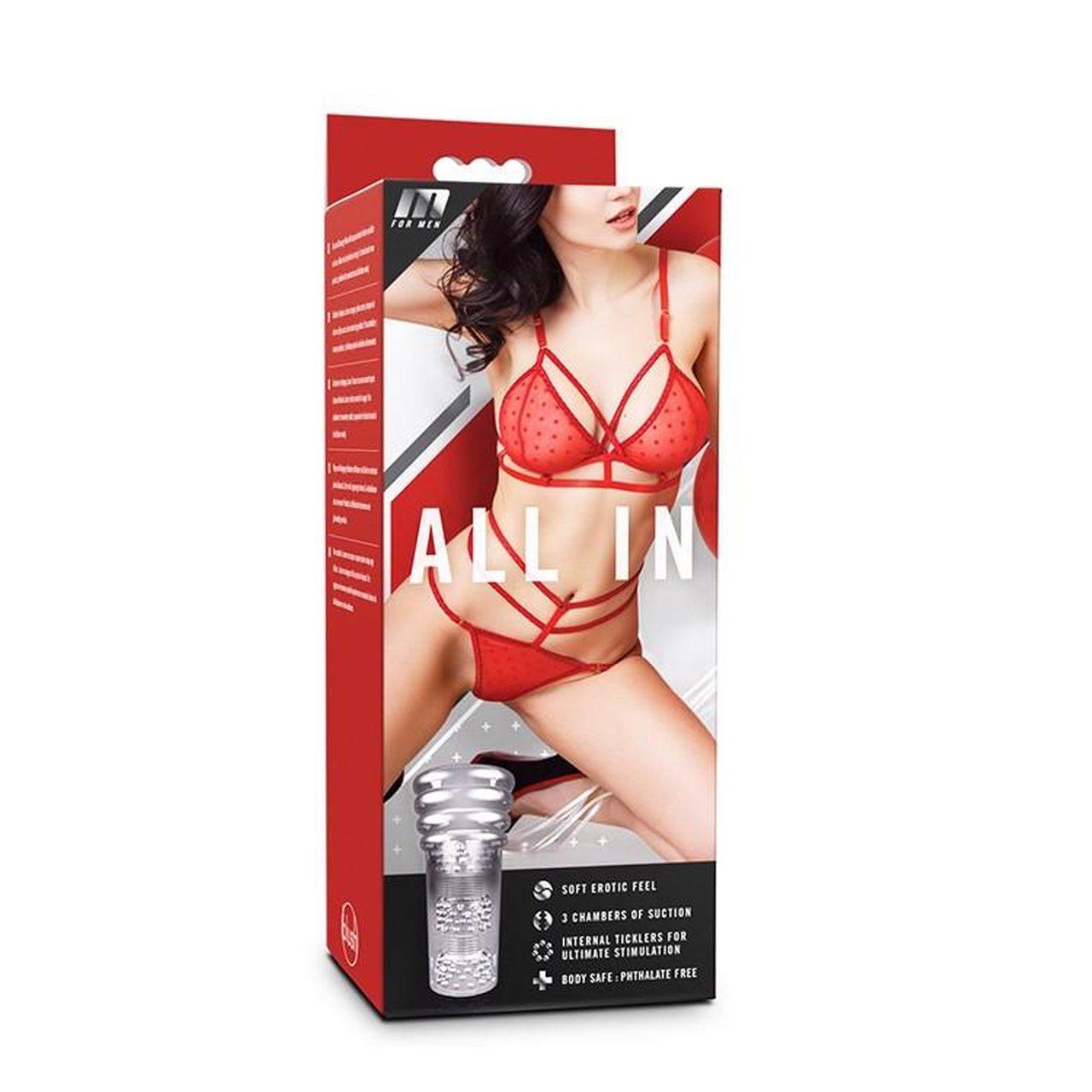 Przezroczysty masturbator męski 3 komory ssące | Loris.pl