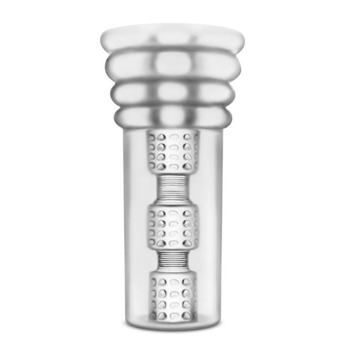 Przezroczysty masturbator męski 3 komory ssące | Loris.pl