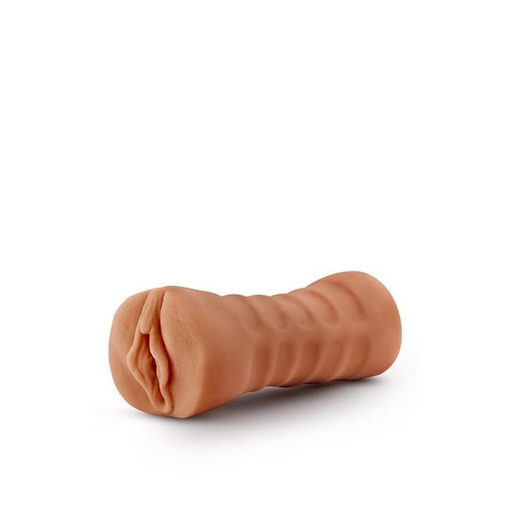 Realistyczny stroker z wibracją TPE otwarty tunel