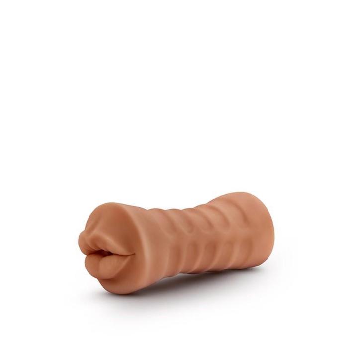 Masturbator usta z wibracją 12,9 cm – realistyczna tekstura