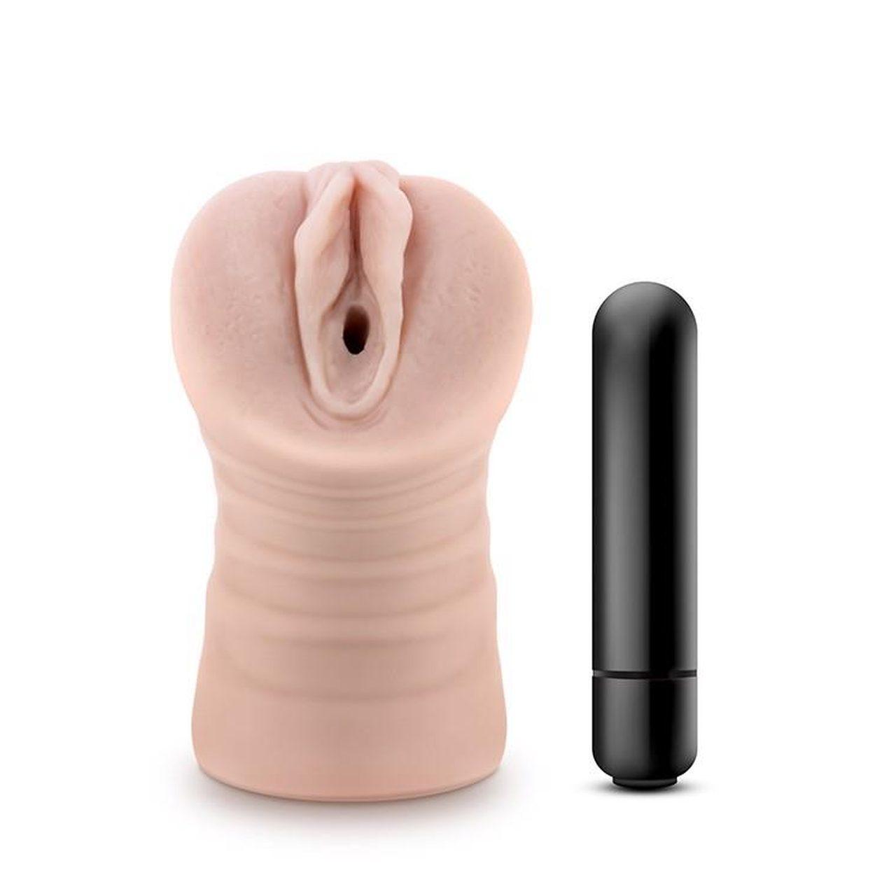 Masturbator wagina z wibracją 12,7 cm – realistyczna faktura | Loris.pl
