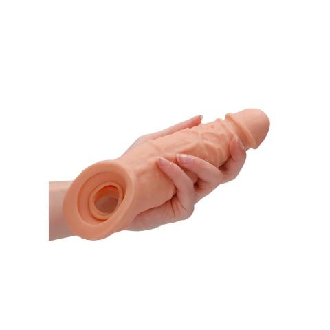 Realistyczna przedłużka na penisa 23 cm ze Skin TPE