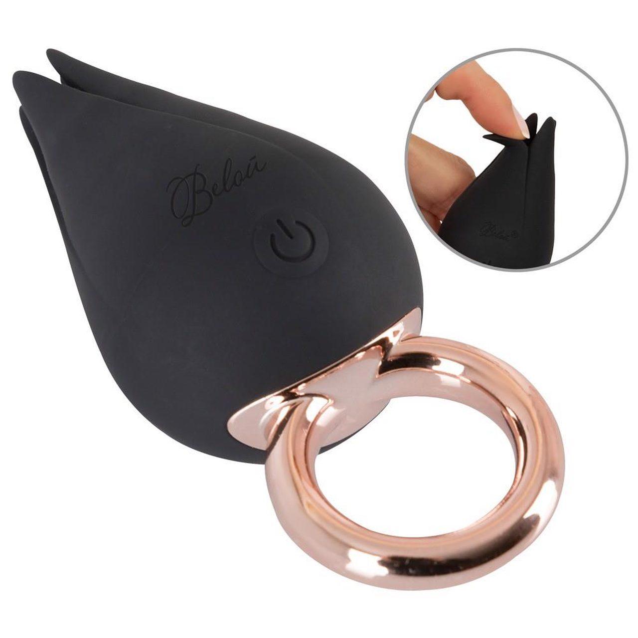 Wibrator na palec wodoodporny | 7 trybów | Podwójna końcówka - Loris.pl