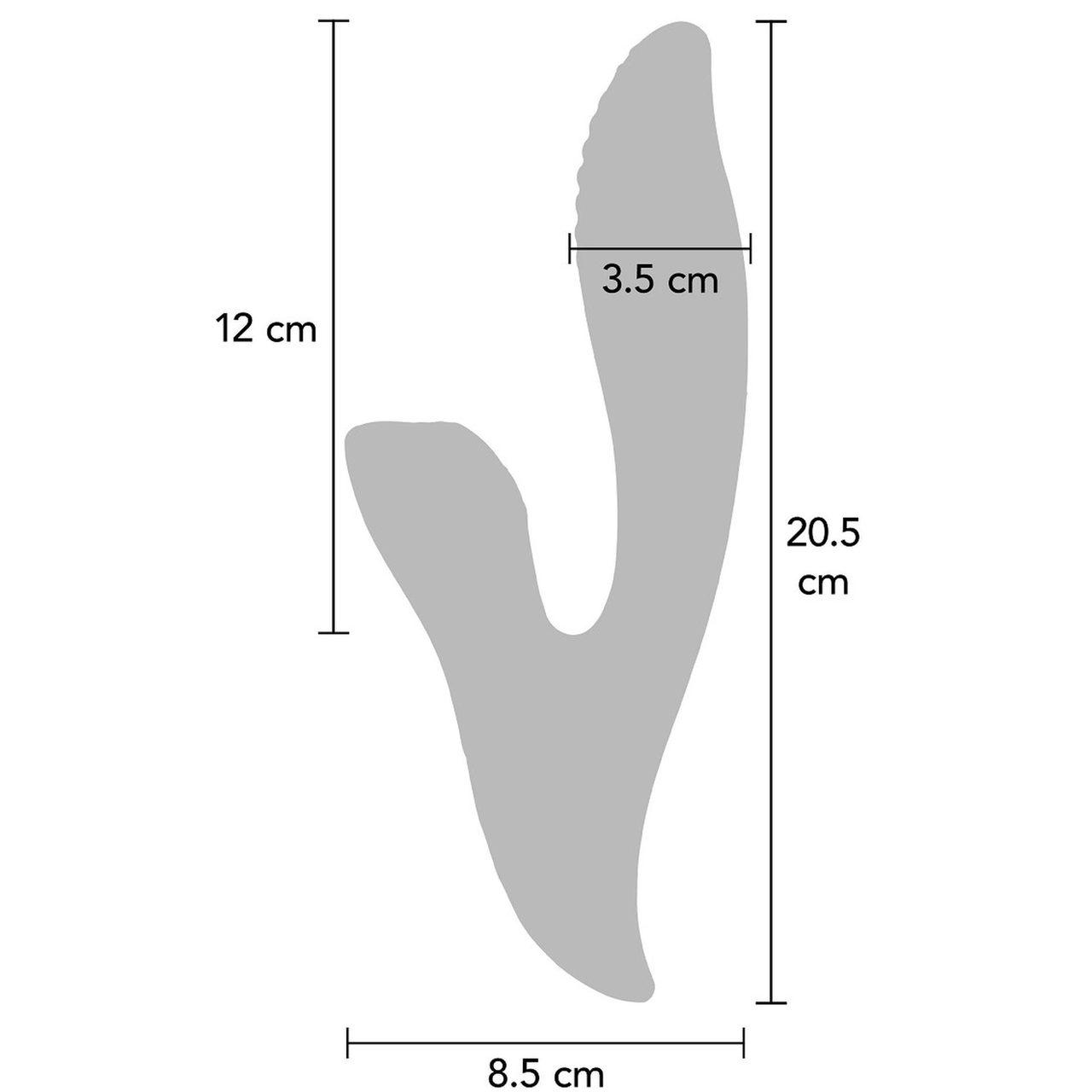 Wibrator z funkcją stukania i podwójnym silnikiem USB | Wodoodporny fioletowy