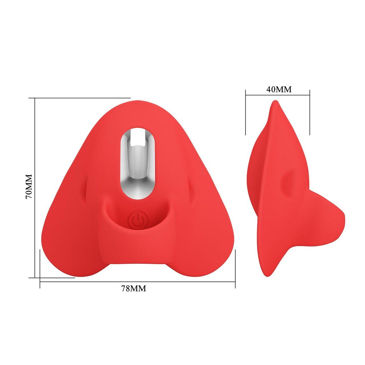 Wibrujący stymulator na palec goździk 7 trybów | Loris.pl