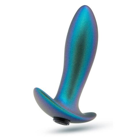 Wibrujący korek analny turkusowy 12,7 cm – 10 trybów, USB