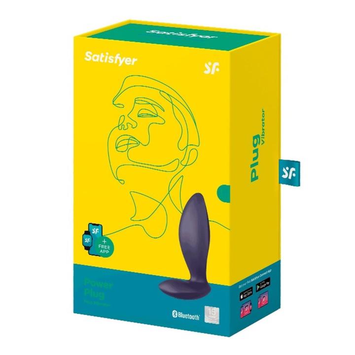 Wibrujący plug analny Bluetooth z aplikacją IPX7