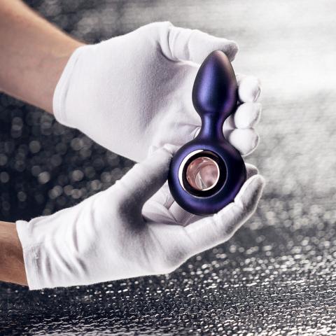 Wibrujący plug analny silikonowy 10 trybów | Cichy i ładowany USB