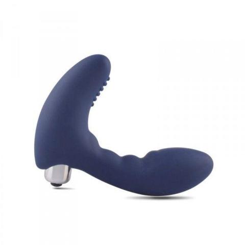 Wibrujący plug analny do prostaty z elastycznego silikonu