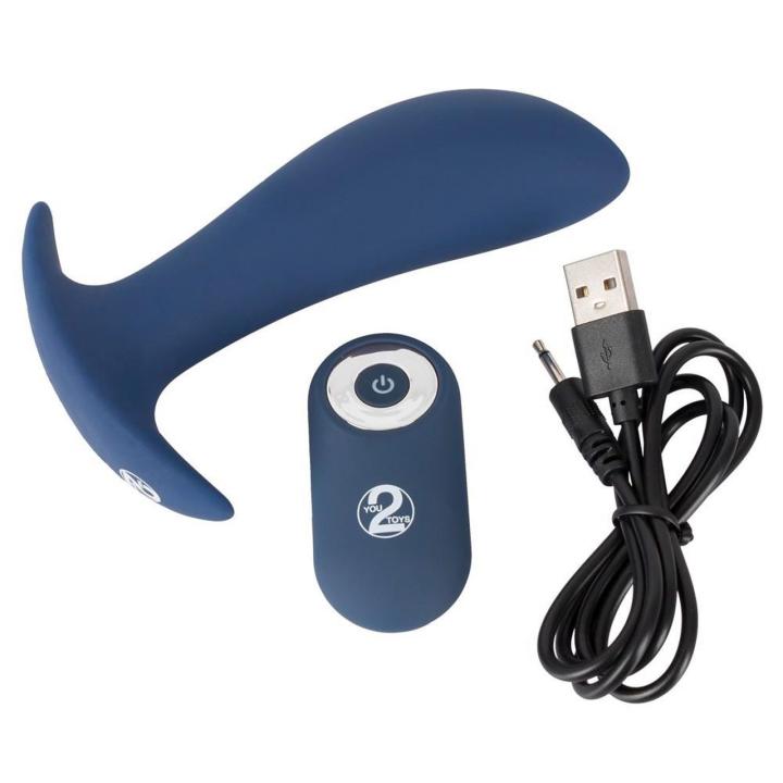 Wibrujący korek analny z pilotem 10 trybów | Ładowanie USB