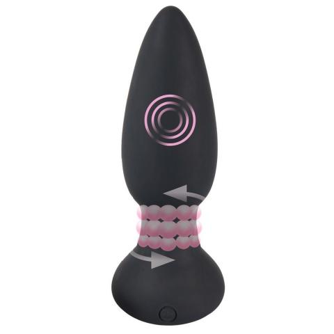 Rotacyjny plug analny z pilotem 14 cm – 7 trybów, wodoodporny