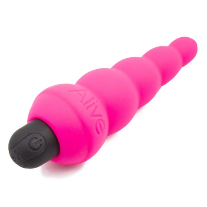 Wibrujący plug analny z silikonu – elastyczny, profilowany | Loris.pl