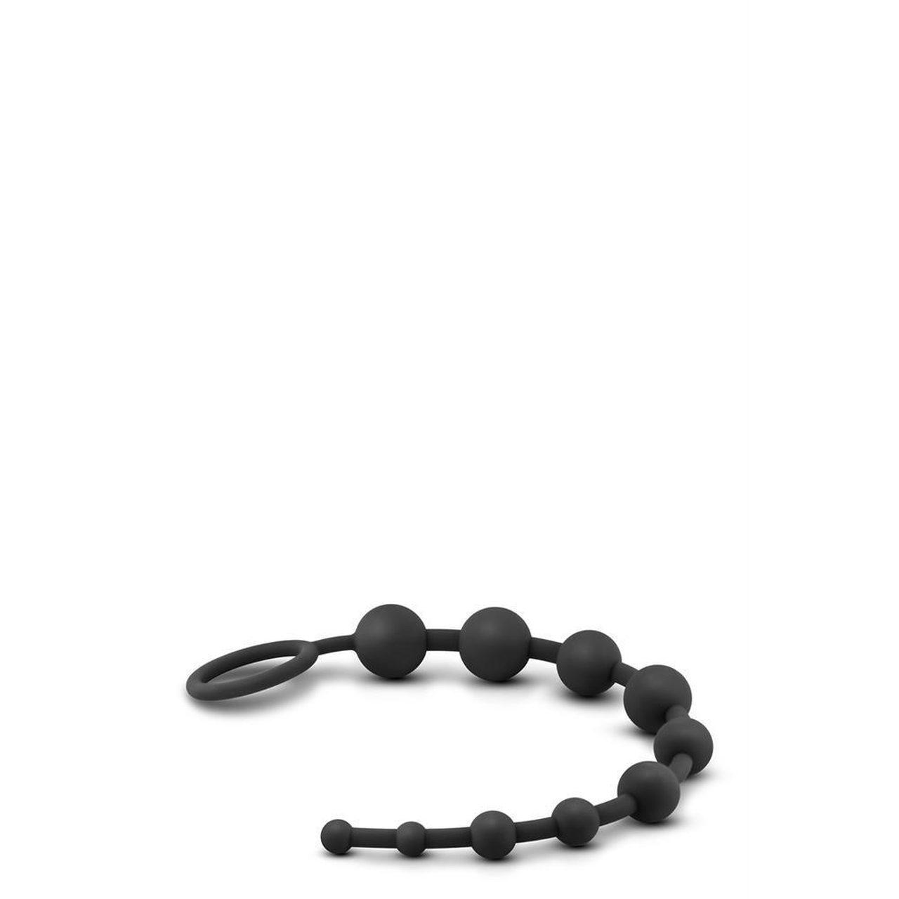 Koraliki analne silikonowe 10 kulek z uchwytem 31,7 cm | Loris.pl