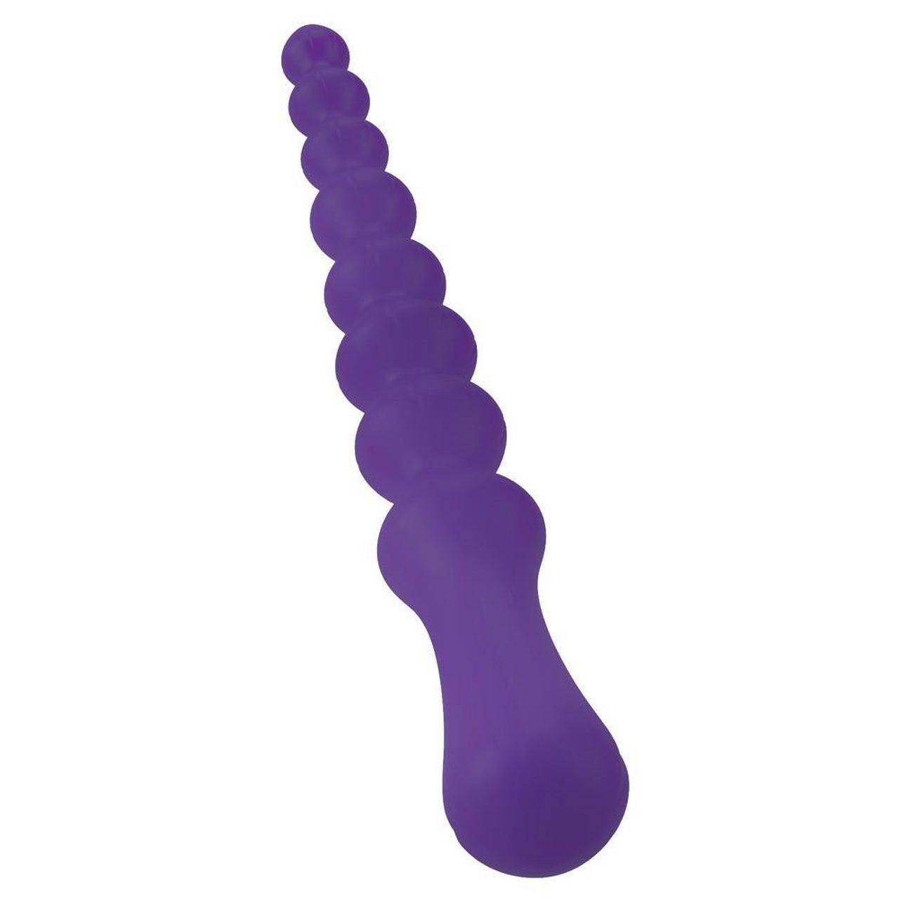 Silikonowa różdżka analna z rowkami 24,8 cm – precyzyjna stymulacja | Loris.pl