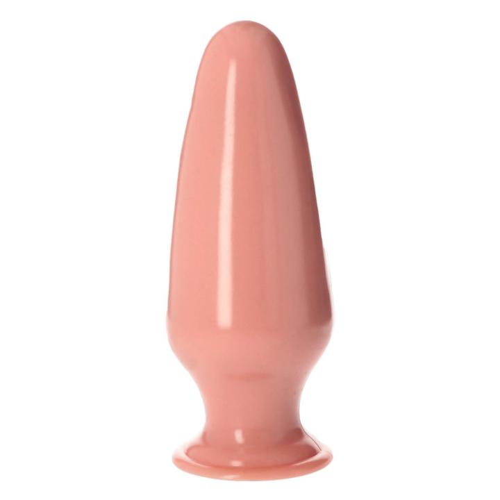 Falisty plug analny 32 cm z przyssawką - średnica do 12 cm