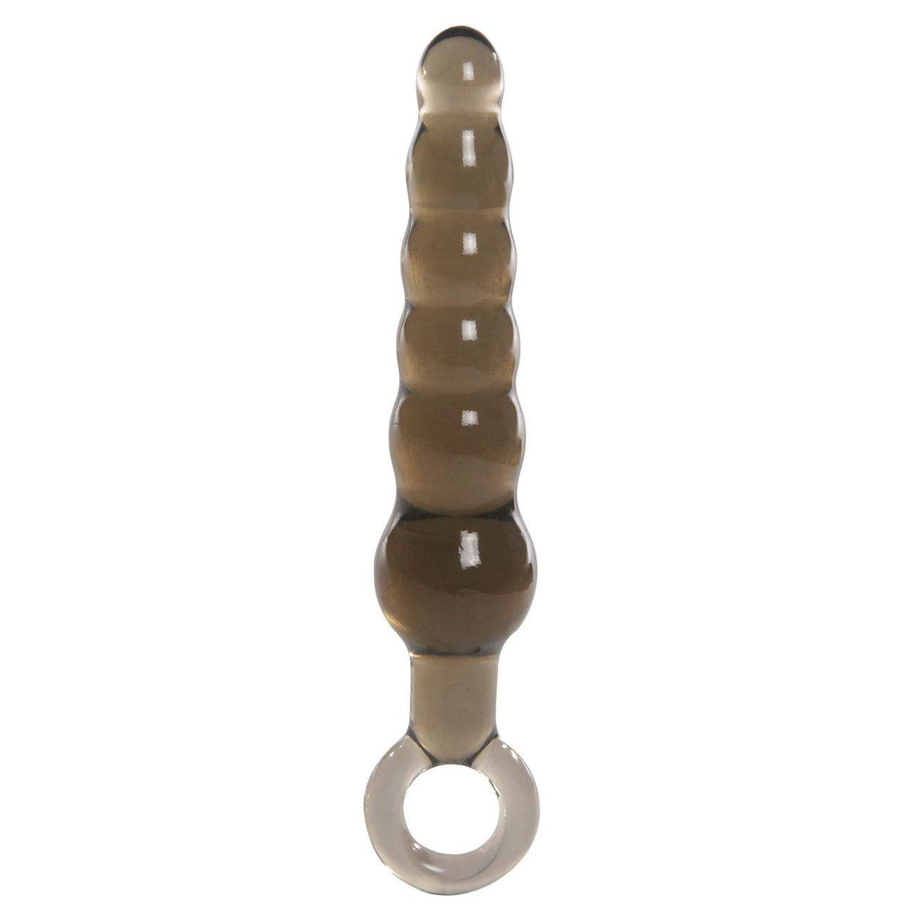 Różdżka analna 14 cm czarna z PVC – pręt analny | Loris.pl