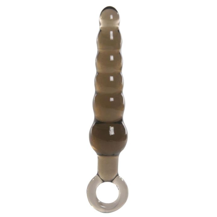 Różdżka analna 14 cm czarna z PVC – pręt analny | Loris.pl