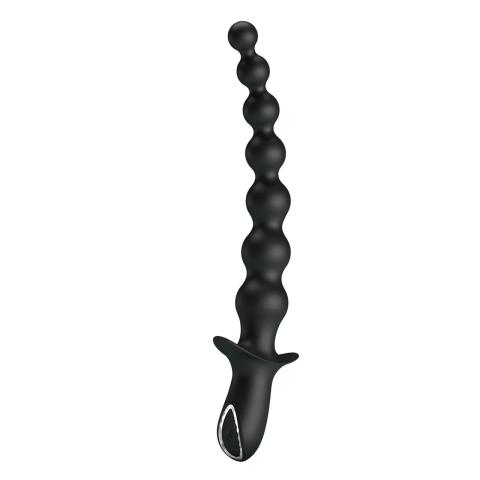 Wibrujące koraliki analne 25,4 cm | 10 trybów | Silikon | Ładowanie USB