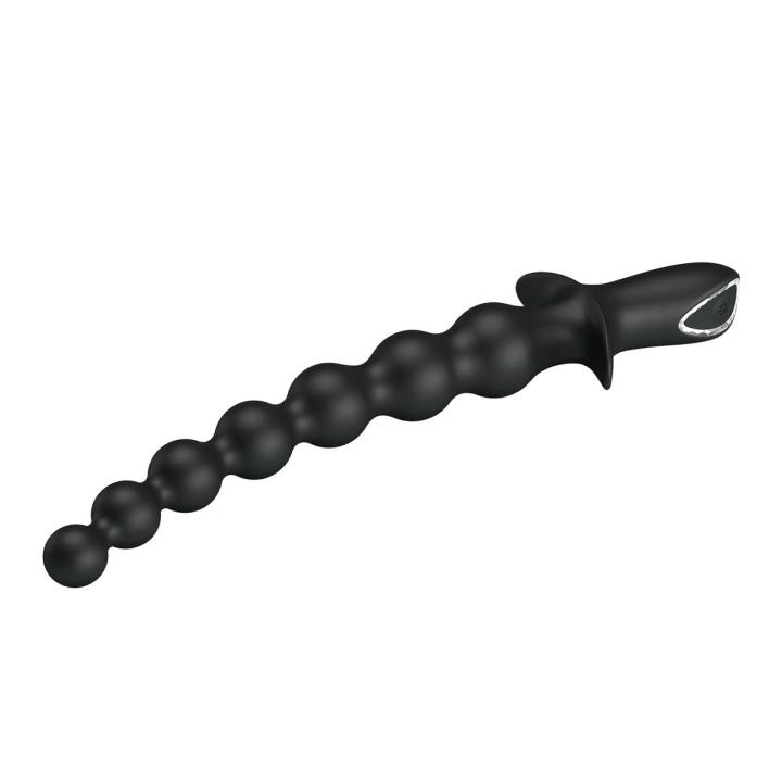 Wibrujące koraliki analne 25,4 cm | 10 trybów | Silikon | Ładowanie USB