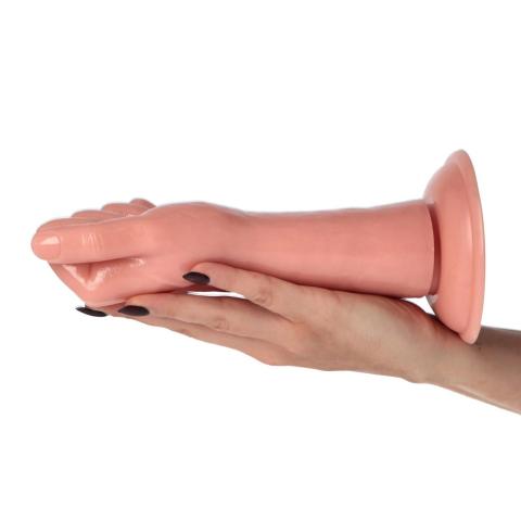 Pięść do fistingowania z przyssawką 24 cm cielista