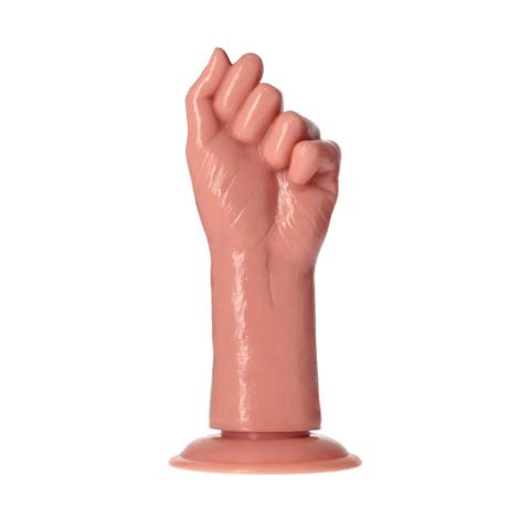 Pięść do fistingowania z przyssawką 24 cm cielista