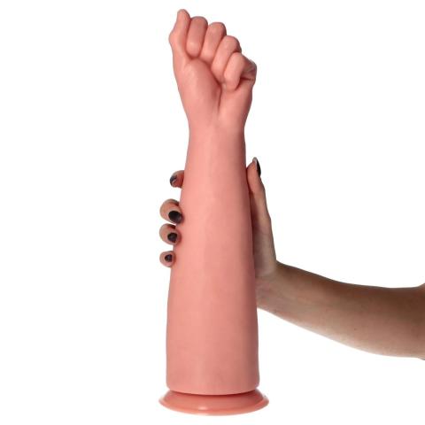 Pięść analna do fistingowania 38 cm z przyssawką
