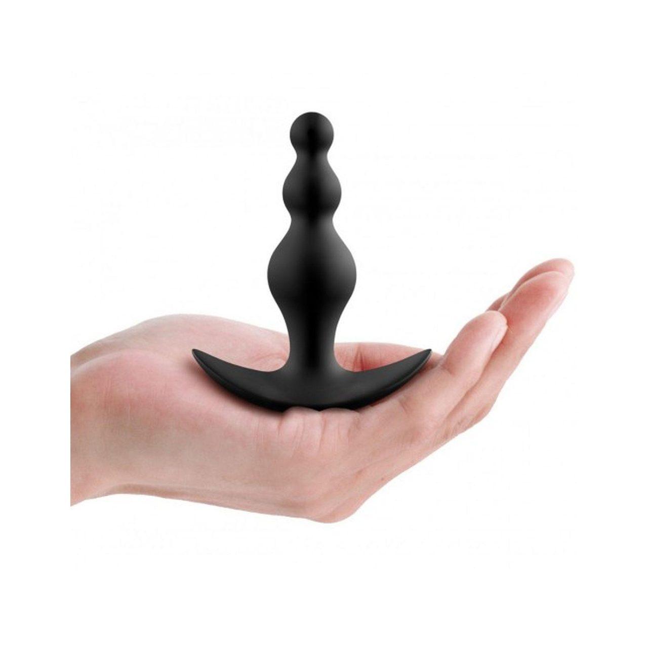 Koraliki analne S silikonowe 10 cm – 3 stopnie średnicy | Loris.pl