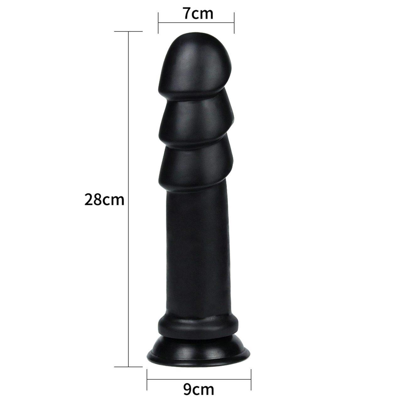 Duże dildo analne z wypustkami 28,6 cm | Bez ftalanów | Loris.pl