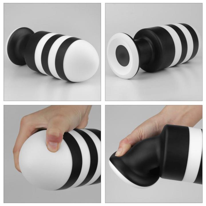 Silikonowy korek analny z przyssawką 19 cm – długi plug