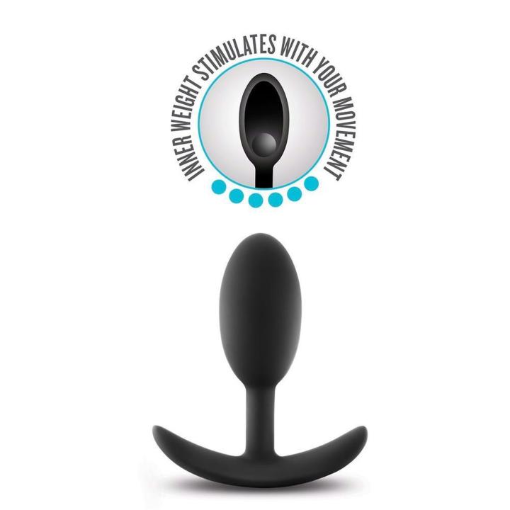 Smukły plug analny medium z ruchomym obciążeniem 10,1 cm | Loris.pl