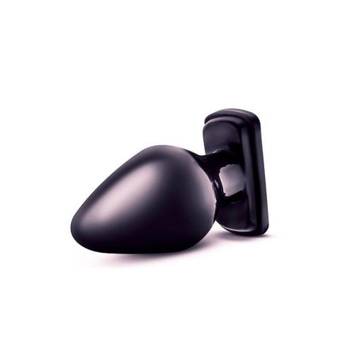 Plug analny XL czarny 13,3 cm – miękki, zwężana końcówka