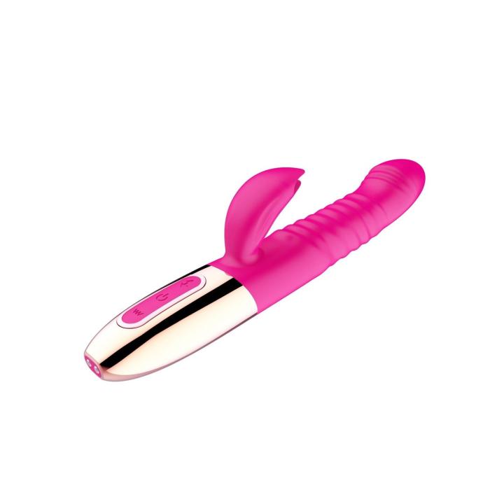 Wibrator króliczek thrusting z grzaniem i USB | Wodoodporny