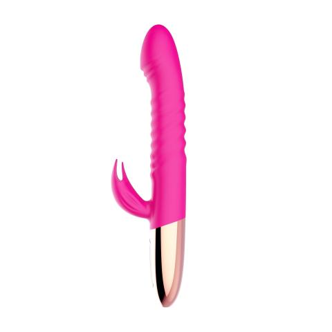 Wibrator króliczek thrusting z grzaniem i USB | Wodoodporny