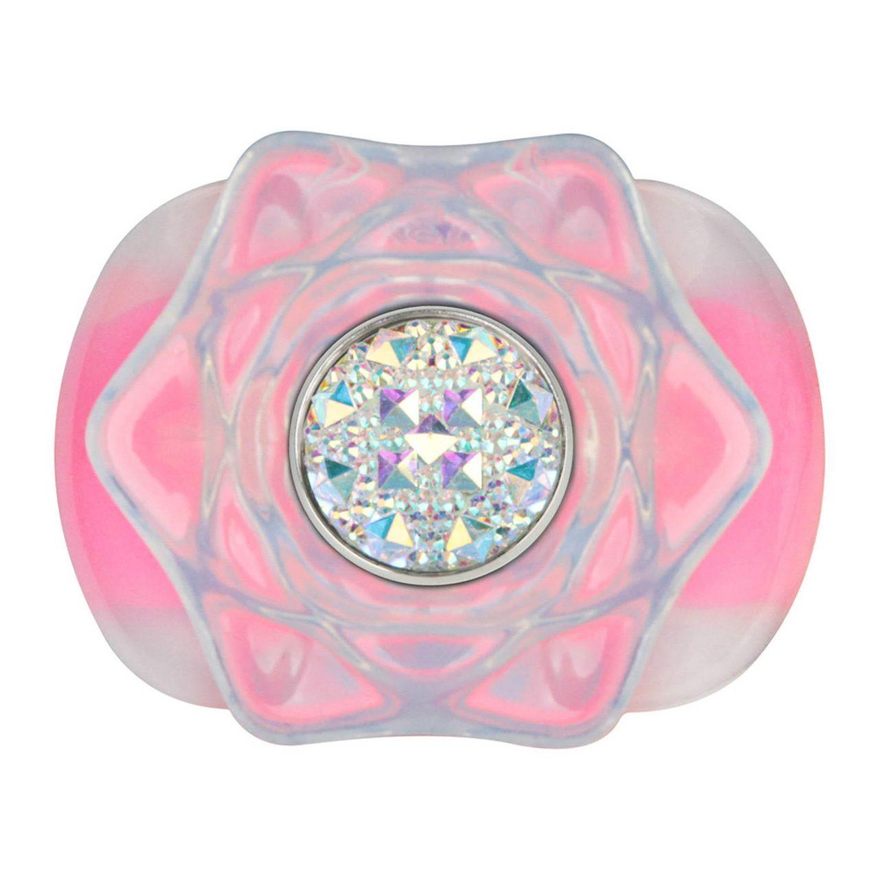 Świecący korek analny z podwójną końcówką półksiężyca | Loris.pl